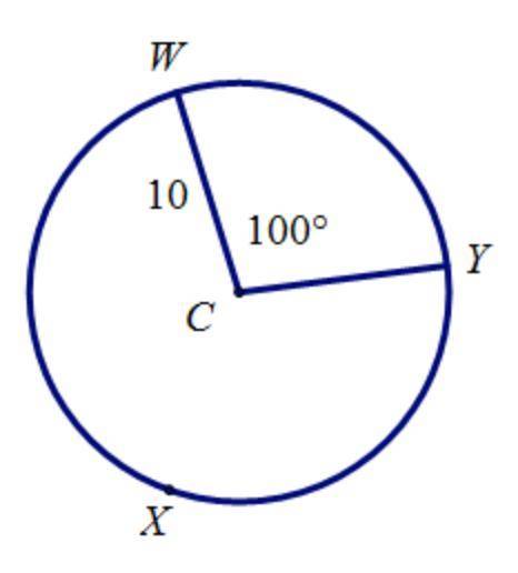Analyze the diagram below and complete the instructions that follow. C is the center of the circle.