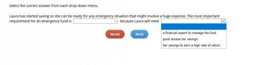 PLEASE HELP ASAP

Laura has started saving so she can be ready for