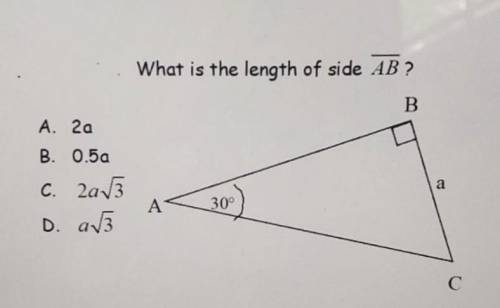 What is the length of side AB? (giving thanks and brainliest to all!)