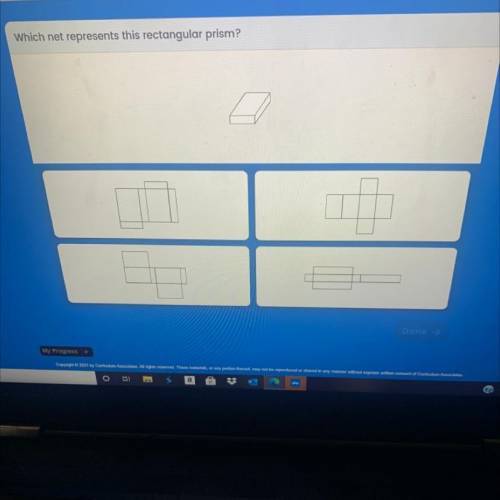 Which net represents this rectangular prism?