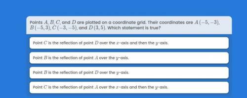 Points A,B,C and D are plotted on a coordinate grid . THeir coordinates are A ( -5,-3) ,B ( -5,3),