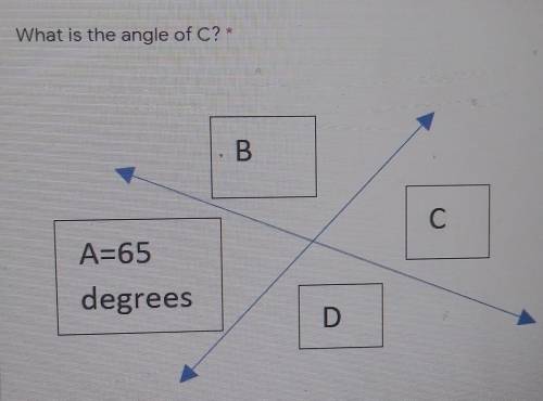 What is the angle of C?​
