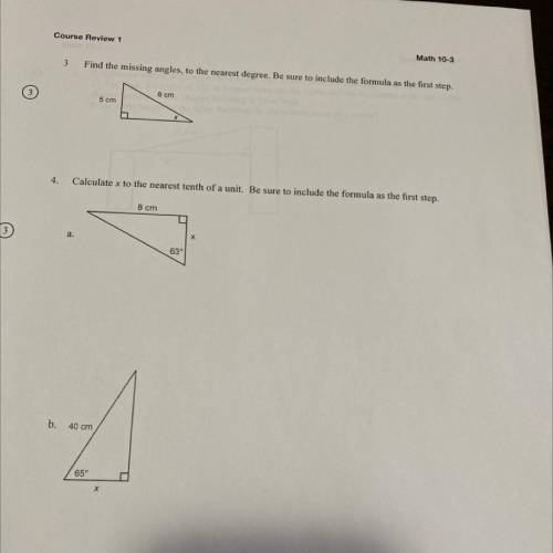 Trigonometry help please show work !