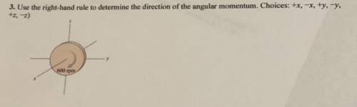 Find the direction of angular momentum.