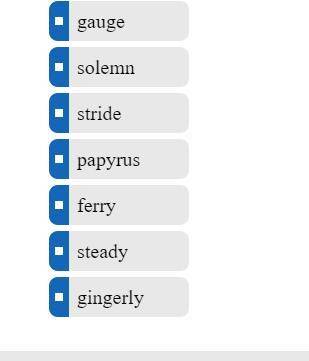 Please pick the nouns, verbs, adjectives and adverbs! Only 1 adverb and 10 nouns :D