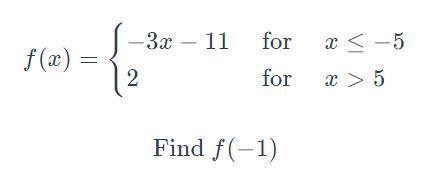 Evaluating Piecewise Functions:
Please explain your answer. Thank you.