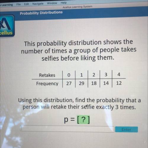 HELP ASAP I WILL MARK BRANLIEST!!!

This probability distribution shows the
number of times a grou