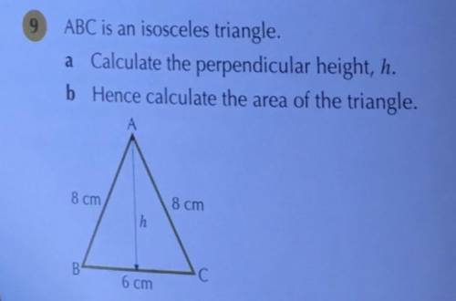 DIAGRAM IN PICTURE

RIGHT ANSWER= BRAINLIEST 
LINKS= REPORTED 
ABC is an isosceles triangle. 
Calc