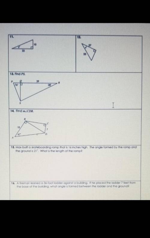 Unit 8 right triangle and trigonometry homework 5 trigonometry finding the side and angle

pllls n