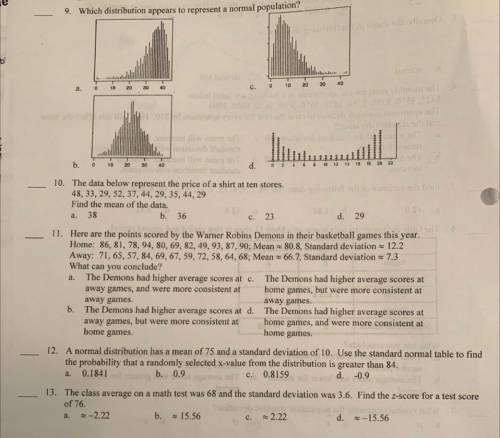Will mark brainliest, i need your help! 9-13 (algebra 2)