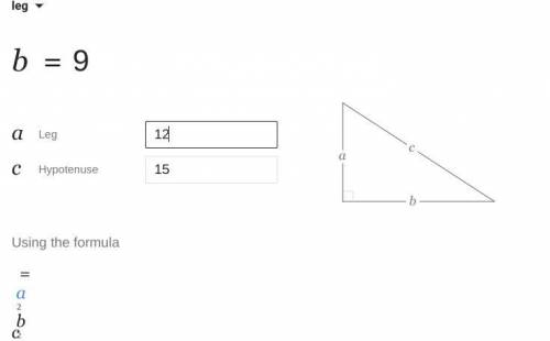 What is the value of a in the right triangle shown below?