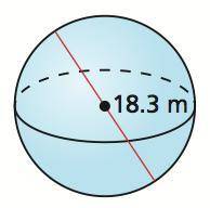 Find the surface area of the sphere. Round your answer to the nearest hundredth.