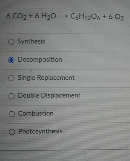 I need help with my chemistry but you can only choose one correct answer​