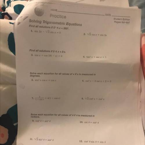 WILL GIVE BRAINLIEST- pls solve all of these or at least four according to instructions and tell me