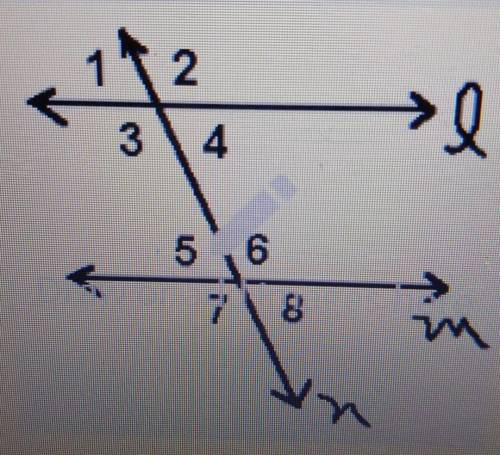Help giving beainliestlist the pairs of alternate interior angles in the picture below ​