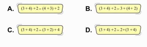 Which of the following equations is an example of the Associative Property of Addition?