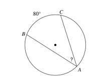 What is the measure of remote angle, ∠A?