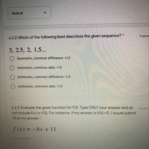 I need help on theses two questions