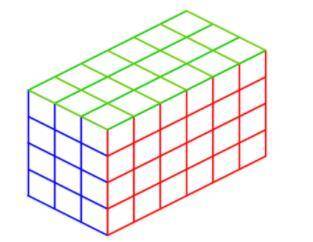 This box is packed with cubes that measure one cubic foot.

enter the volume of the box in cubic f