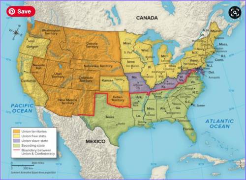How do you think the location of the Union slave states affected their decision not to secede?