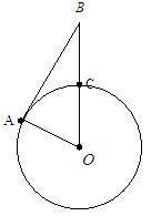 Ab is tangent to circle o at a. the diagram is not drawn to scale. if ao =30 and bc = 48 what is ab