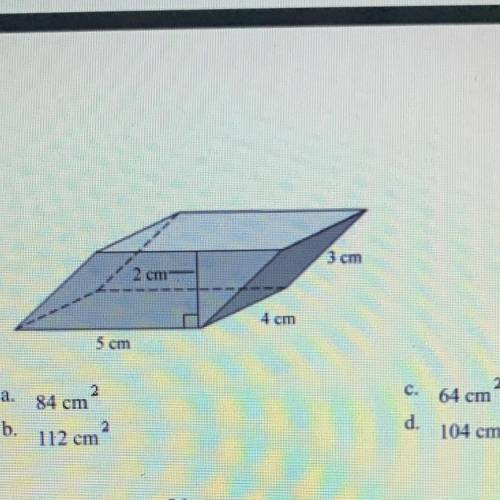 Please find the surface area of this shape and quickly please!!