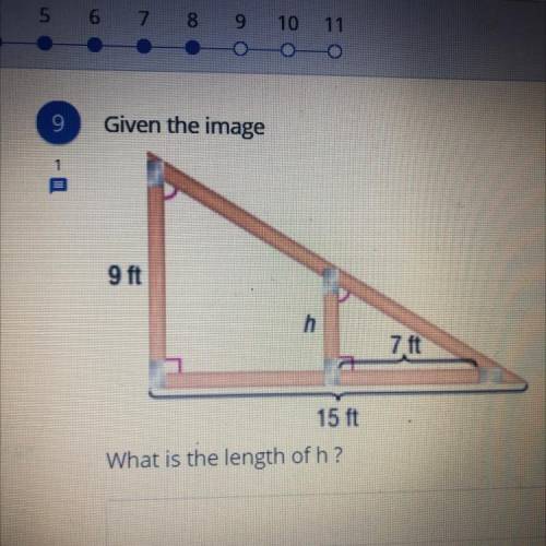 What is the length of h?