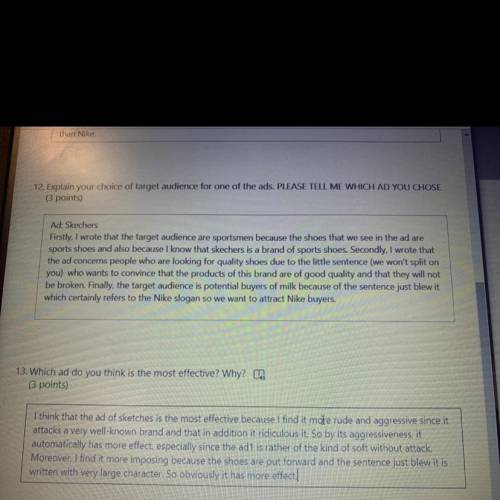 Can you pleasseee correct me the question 12 and 13 I really need help thank you I will give you br