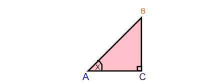 Using the right triangle below. What is the name for side AC ?

A) HypotenuseB) AdjacentC) Opposit