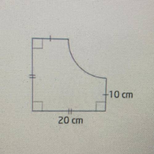 Need help finding the area of the shape