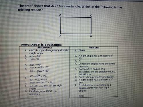 Need help asap.

A.consecutive angles of a parallelogram are congruent 
B. consecutive angles of a