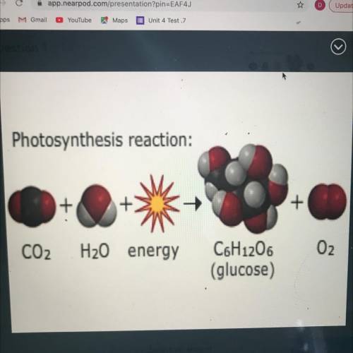 I need help asap please :) it says to “identify the reactants.”

the options are 
A: Carbon Dioxid