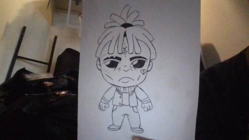 i am a artist ok. people keep asking me to draw XXXTENTACION so i did. here is a drawing of XXXTENT