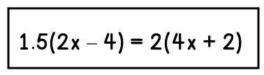 What would be your first step in solving for x in this problem. Please EXPLAIN in words?