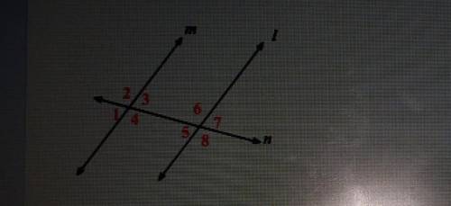11. In the diagram which of the following statements is true?

Angles 6 and 8 are supplementaryAng