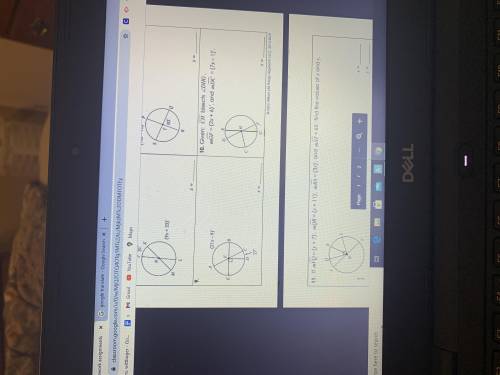 Unit 10: circles homework 2: Central Angles & Arc Measures 1-15 Answers GEOMETRY