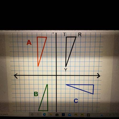 HELP NEEDED! 15 POINTS!

Which of the following is the resultant image of triangle TRY after the t