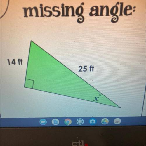 Find the missing angle