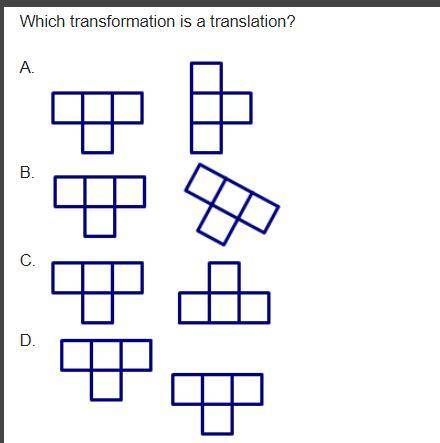Which transformation is a translation?