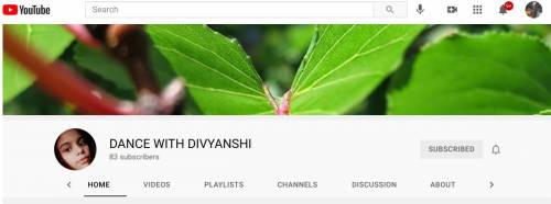 Pls subscribe my sister's channel it's a humble request channel name Dance with divyanshi ,subscribe
