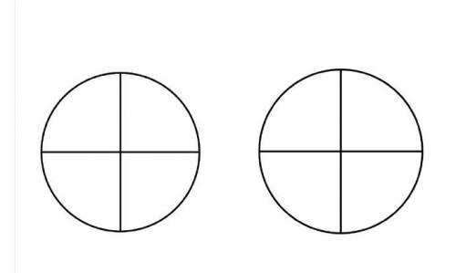 Draw TWO lines in each 90 degree angle, cutting each 90 into three equal angles.