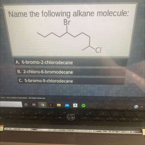 Name the following alkane molecule