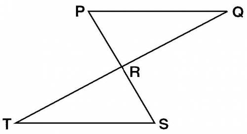 PLS HELP In the diagram below, ΔPQR ≅ ΔSTR. Complete the statement ∠P ≅ ___

A. ∠S
B. ∠PRQ
C. ∠T
D