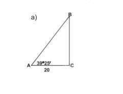 Resuelve los siguientes triángulosutilizando las razones trigonométricas​