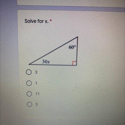 PLEASE HELP
Solve for x.
MULTIPLE CHOICE!
THANK YOU!