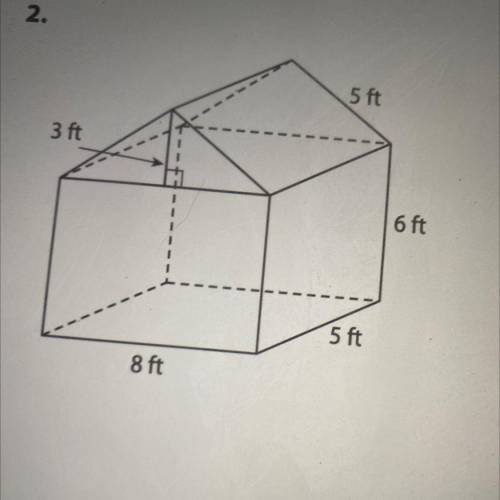 Find the surface area of each solid figure