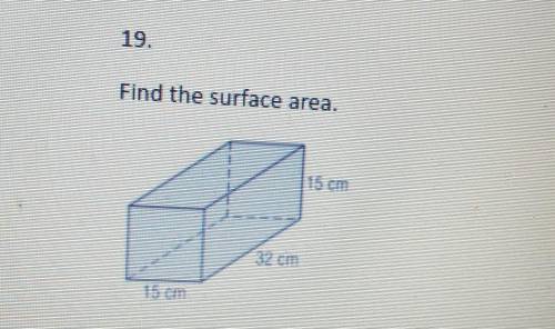 Can you help me with this. Find the surface area ​