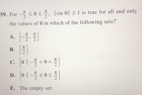 Working on studying for the ACT. Can anyone help me with this problem?