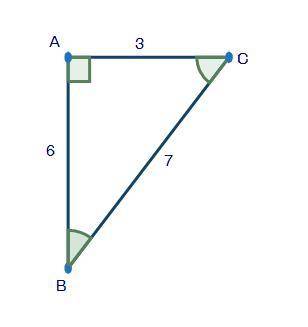 (will give brainliest!)

Given the triangle below, which of the following is a correct statement?