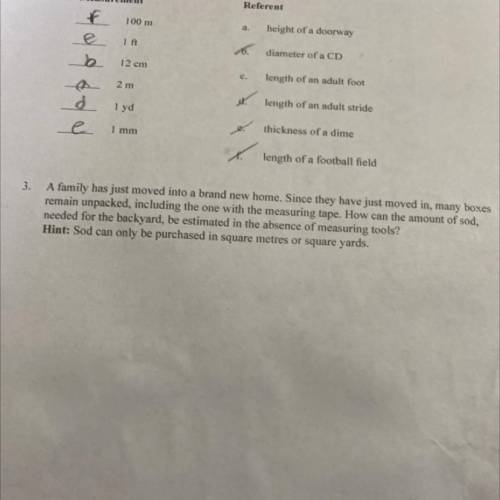 Question 3 math help please show work